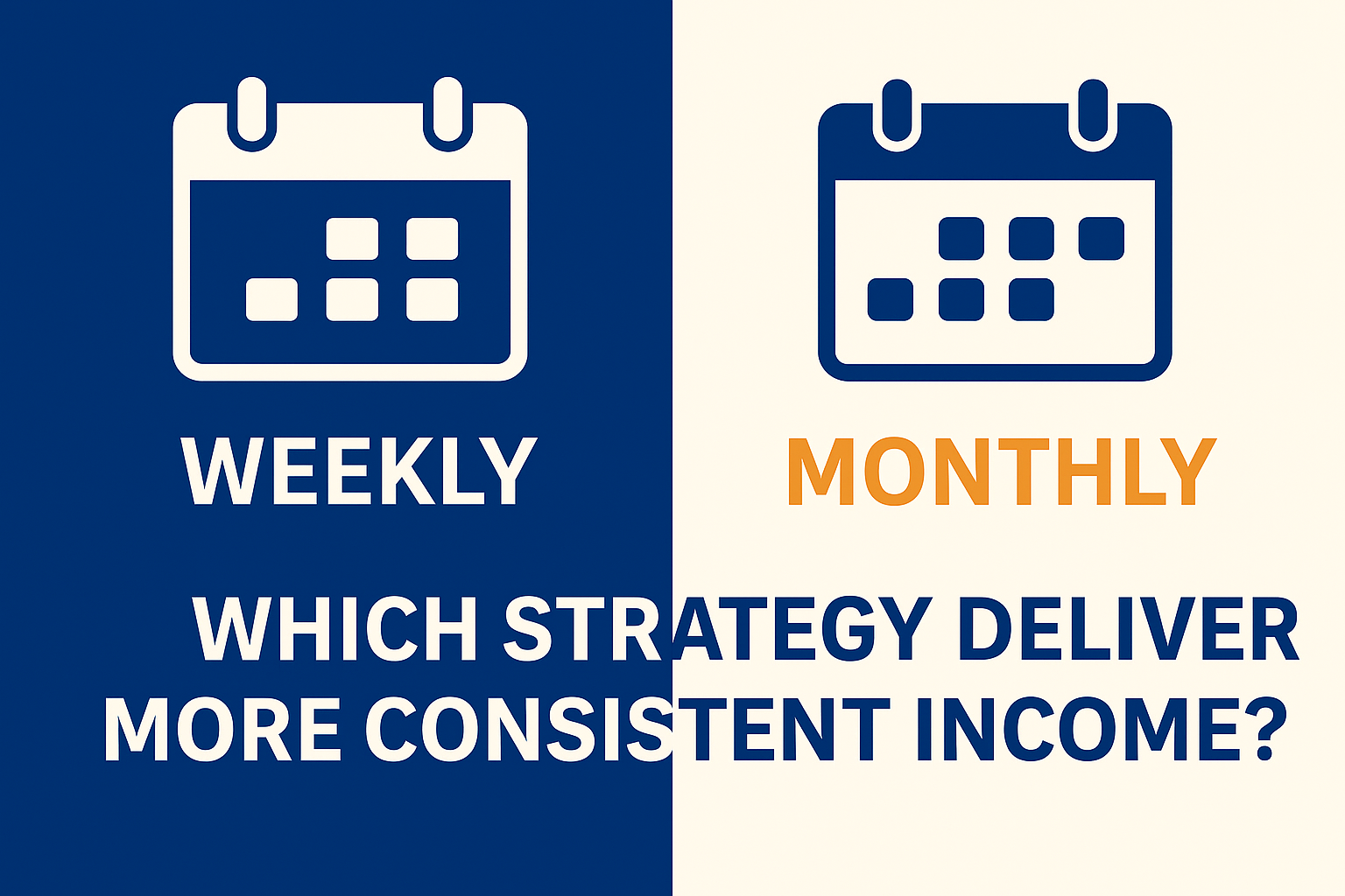 Weekly vs Monthly Option Selling